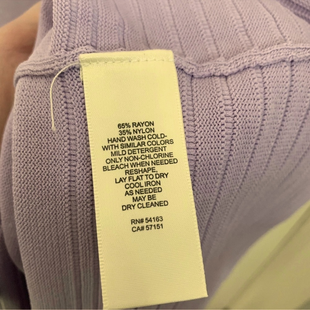BRAND NEW Eliza J Nordstrom Lavender Scalloped Sleeveless Fit & Flare Dress XL - Picture 3 of 6